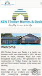 Mobile Screenshot of kzntimberhomes.co.za